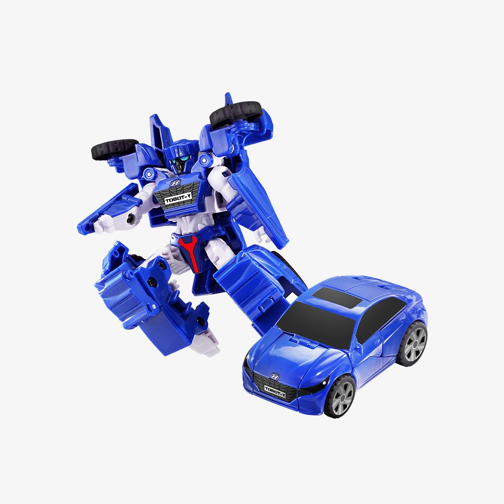 [young toys] Tobot Mini X+Y+Z Triple Pack Transformable Robot Figures (Hyundai Ioniq 5, Avante, Staria)