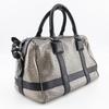 LOEWE 2WAYShoulder Handbag Mini Boston Black / Silver Calfskin Women Used