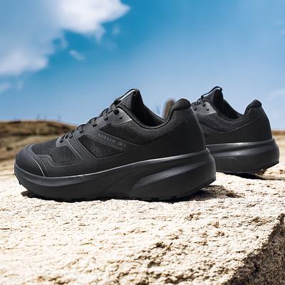 Men Hiking Shoes Rubber Casual Outdoor Trekking Male Breathable Sneakers Mountain Walking Non-Slip Women Waterproof Hiking Boots