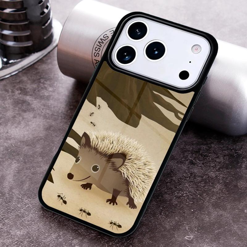 Hedgehog in the forest Phone Case for iPhone 17 16 15 Pro Max Air 14 13 12 11 Plus Shockproof Cover