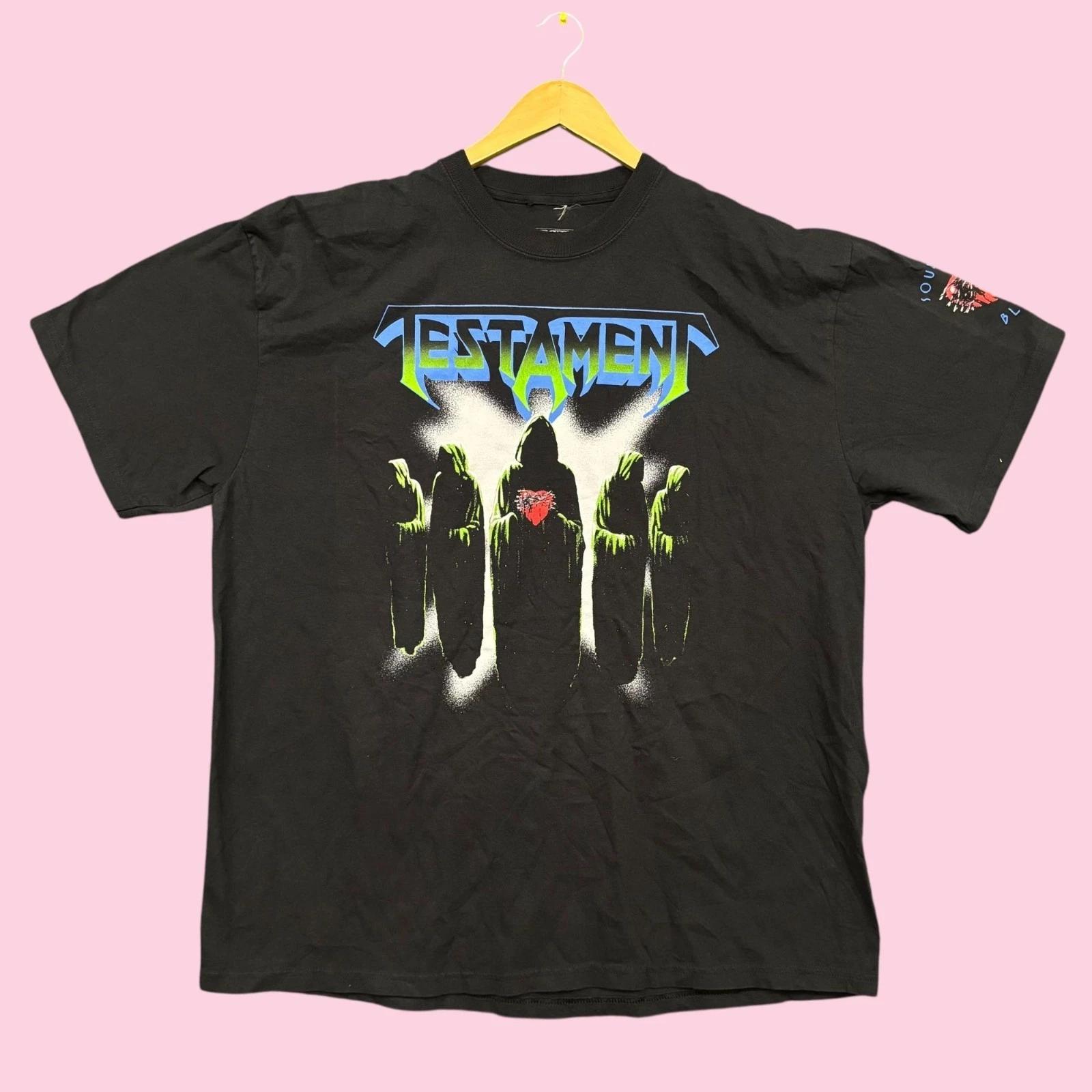 Testament Souls of Black Thrash Metal Band Tee XXL 4XL
