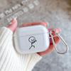 Cartoon Matchman Soft Silicone Case for Apple Airpods 2 1 Earphone Cases With Hook For Airpod Pro 3 Pro2 Clear Protective Covers