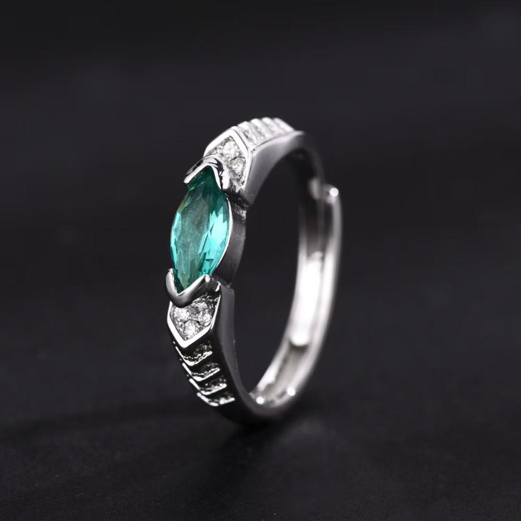 Verstellbare Zirkonringe, Punk-Schmuck aus Edelstahl für Damen Herren, Komfortpassform für den täglichen Gebrauch, Geschenkidee