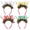 New Year Headband Lightweight Glitter Star Hair Hoop Party Hair Accessories Festive Christmas Headband For Holidays New Year'S