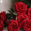 1Pc 1 Head Lifelike Artificial Faux Silk Rose Fake Flower Wedding Bridal Decor