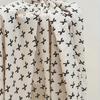 1pc Sweetheart Bowknot 100% Pure Fabric, Geometric Pattern, DIY Craft Material for Quilting, Christmas, Gift Wrapping, Hand Wash Only