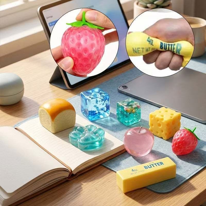 New Surprise Mystery Blind Box, Sensory Fingertip Squishy Stress Relief Toy, Gift Set For Adults