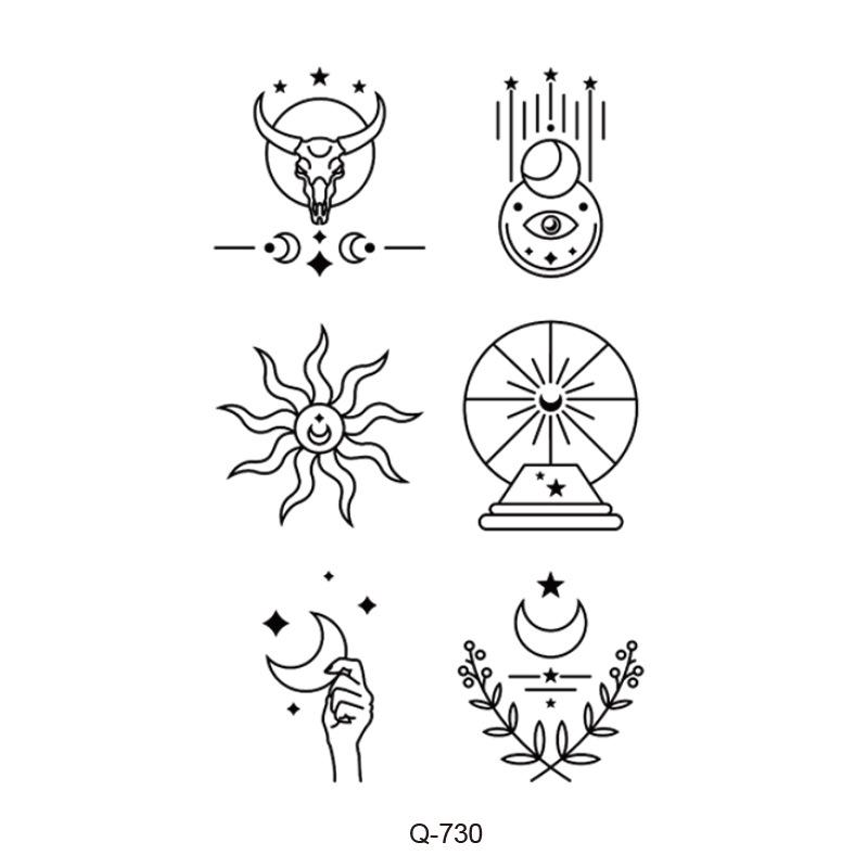 Waterproof Harajuku Korean Tattoo Decal Stickers