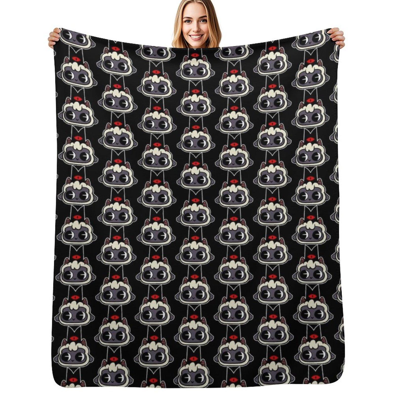 Cult of the Lamb Face Icon Throw Blanket Warm Comfortable Blanket for Office Napping 102x76cm(40x30in)