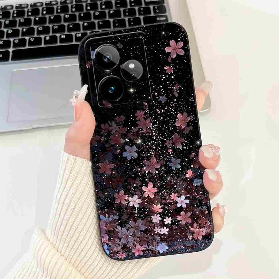 For Realme GT 7 5G RMX5061 Case Popular Butterfly Print Soft Silicon Back Cover For Oppo Realme GT7 5G 6.78" Phone Shell Coque