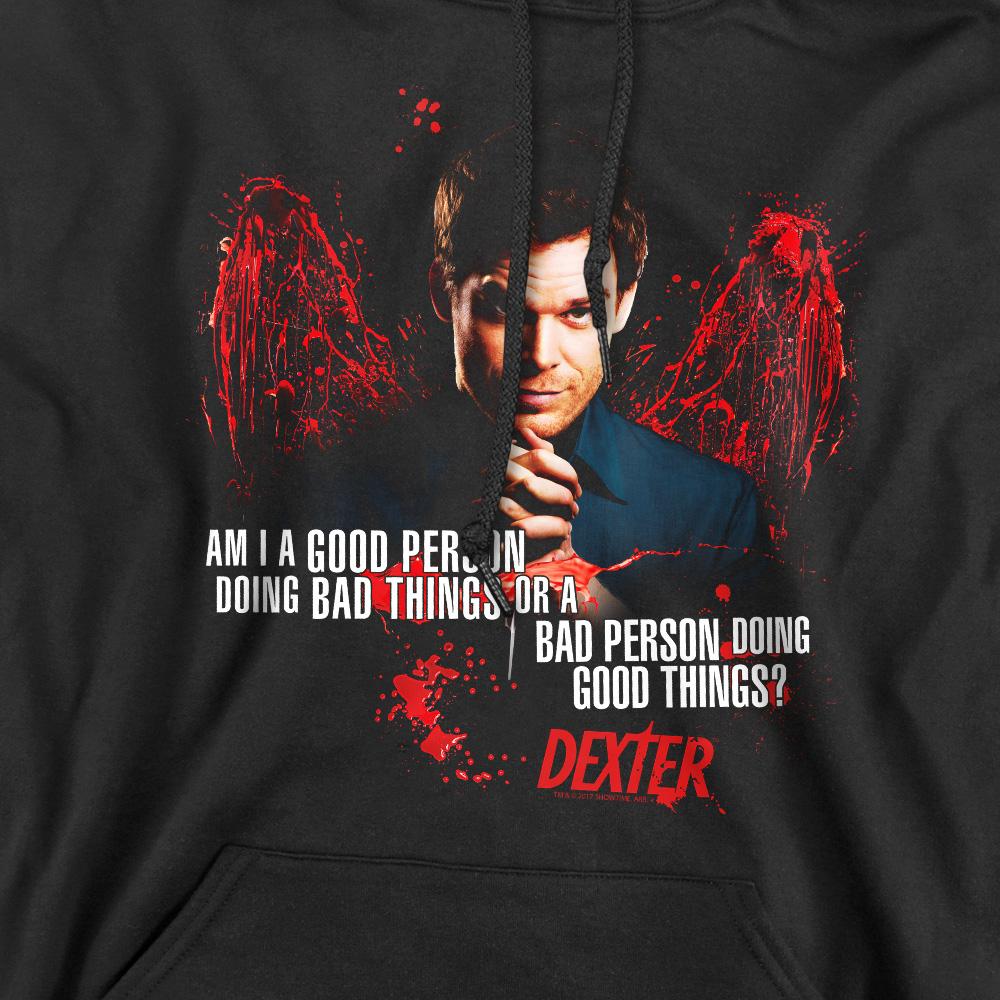 Dexter Mens Good Bad Hoodie