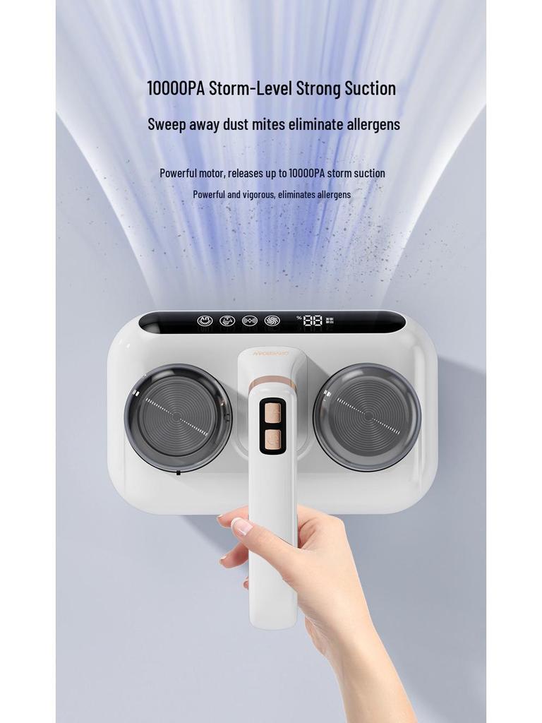 High-Suction Wireless UV Anti-Mite Vacuum Cleaner for Efficient Mite Removal and Sterilization