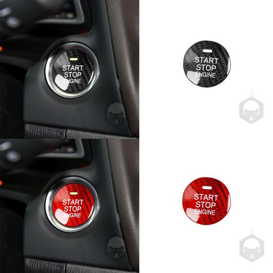 

Наклейка на переключатель запуска двигателя автомобиля для Mazda Axela Atenza Cx-8 Cx-3 Cx-4 Cx-5 чёрный