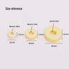14k Gold-Filled Color-Retaining Thick Round Spacer Beads for DIY Jewelry