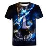 Sommer Solo Level Anime 3D-gedrucktes Herren-T-Shirt Street Fashion Übergroßes Herren-Kurzarm-Freizeit-Rundhals-Herren-Top