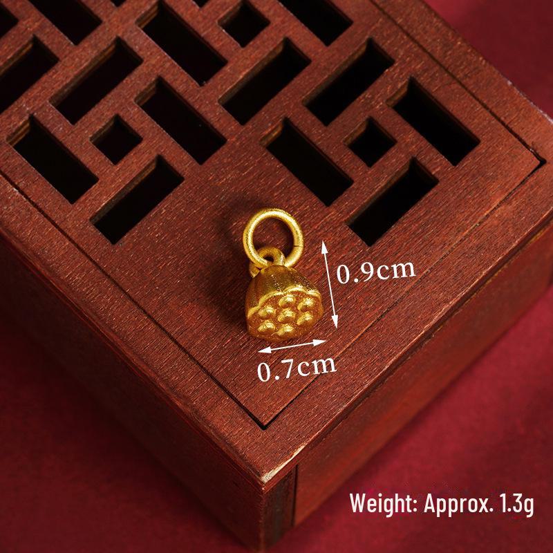 

Аксессуары для ювелирных изделий в виде вьетнамских бутонов лотоса из песка и золота — своими руками, долговечные, не выцветающие, бусины в национальном стиле.