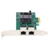Dual Port Gigabit Netzwerk Karte PCIe X1 RJ45 für 82575 Chipsatz Ethernet Karte für Win für Linux für Re