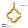 Vintage Fashion Diy Smiley Face Love Coconut Tree Pendant Stainless Steel Gold-Plated Various Jewelry Accessories