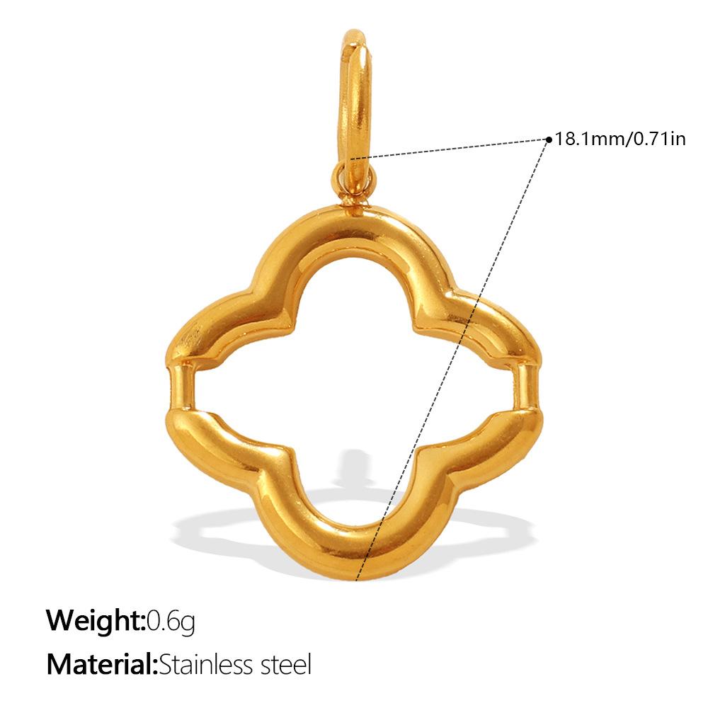 Vintage Fashion Diy Smiley Face Love Coconut Tree Pendant Stainless Steel Gold-Plated Various Jewelry Accessories