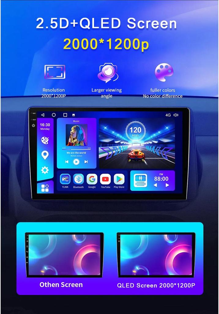 Kia Sportage (2010-2016) CarPlay Android Large Screen GPS Navigation/DVD System