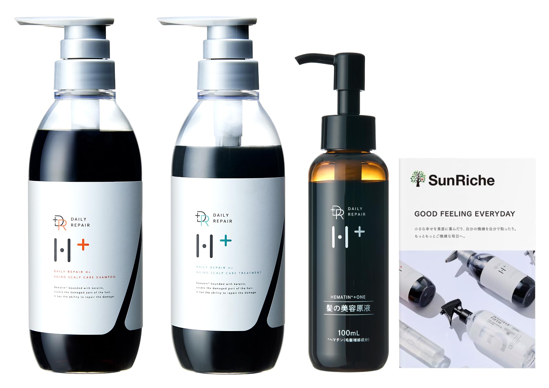 

Scalp Shampoo 400ml Treatment 390g Aging Care Damage set DRH+ & [Hematin Repair] (3-piece (beauty solution))