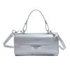 Luxury Crocodile Pattern Crossbody Bag - Chic Underarm Handbag for Women