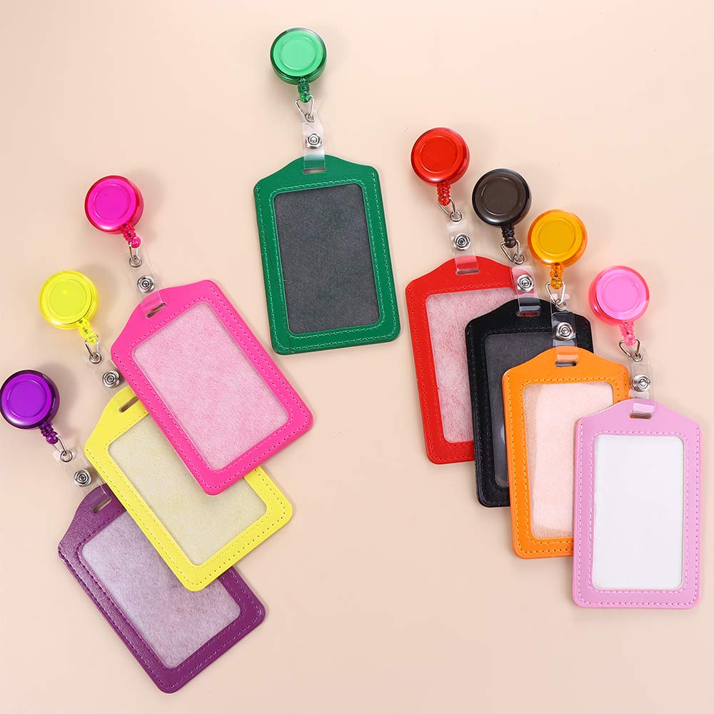 Badge Holder Credit Cards Protector Transparent Card Cover Student Card Sleeves Bus Card Holder