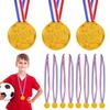 10/20Pcs Gold Winner Award Plastic Medals Kids Birthday Party Favors Sports Game Prize Toys Soccer Football Party Pinata Filler