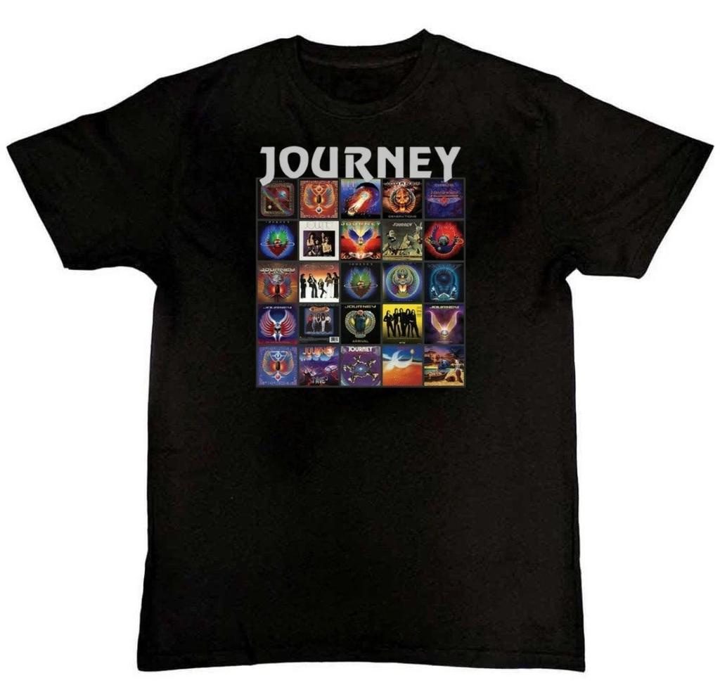 Hot! Journey Band Collection Album Graphic Mens T-Shirt