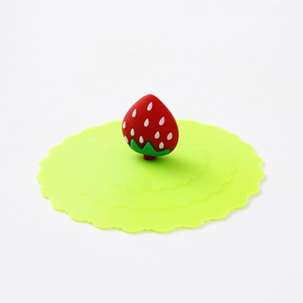 1pc Innovative Silicone Cup Cover Aesthetically Designed, Leak Proof, Dishwasher Safe, Perfect for Hot & Cold Beverages.