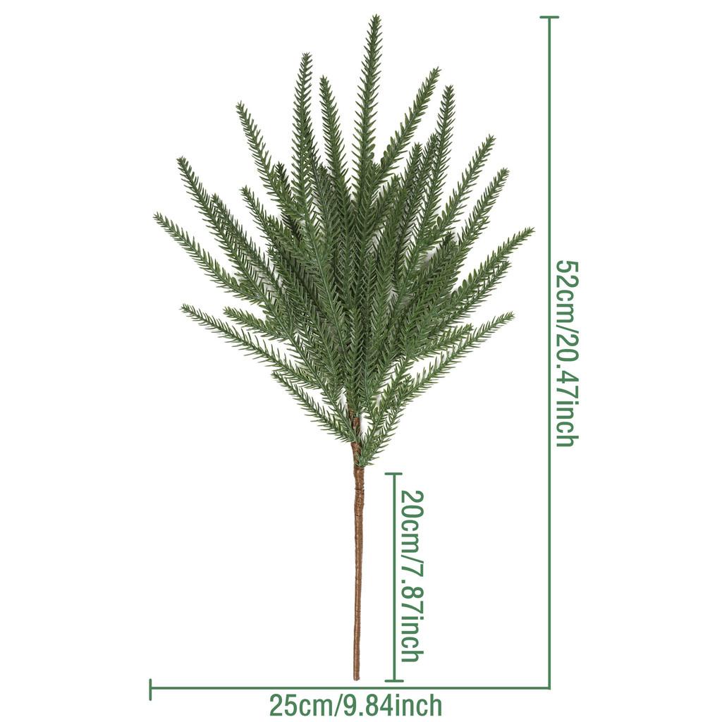 Christmas Fir Branches Fake Tree Leaves For Holiday Centerpieces And Seasonal Arrangements