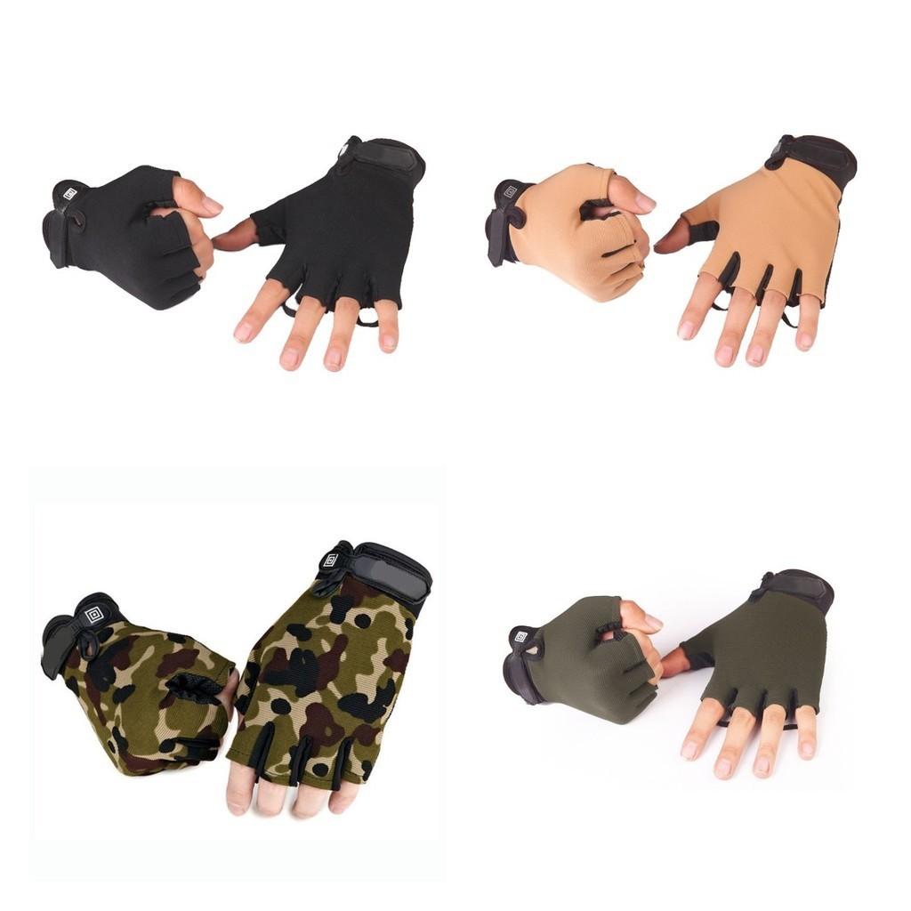 Duurzame Gebreide Halfvingerhandschoenen Voor Buitenavonturen En Sportbescherming