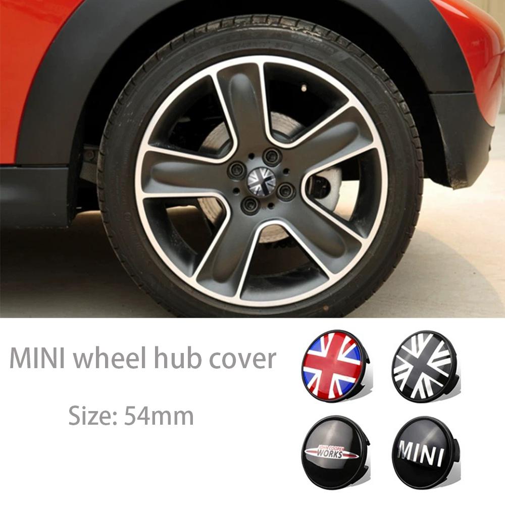 56mm/54mm 4szt. Nakładki na środek piasty koła samochodowego Odznaki Akcesoria Do MINI Cooper S Works JCW R55 R56 R50 R53 R60 R61 F54 F55 F56