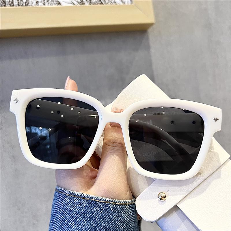 

Мужские солнцезащитные очки в большой оправе: Модный, высококачественный, коричневый, с защитой от УФ-излучения, идеально подходит для вождения