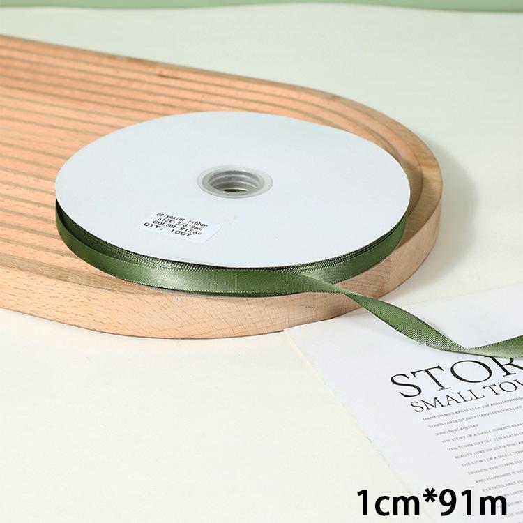 Quelle Olivgrün Geschenkverpackungsband Armeegrün Blumenverpackungsband Haaraccessoires Schleifenband