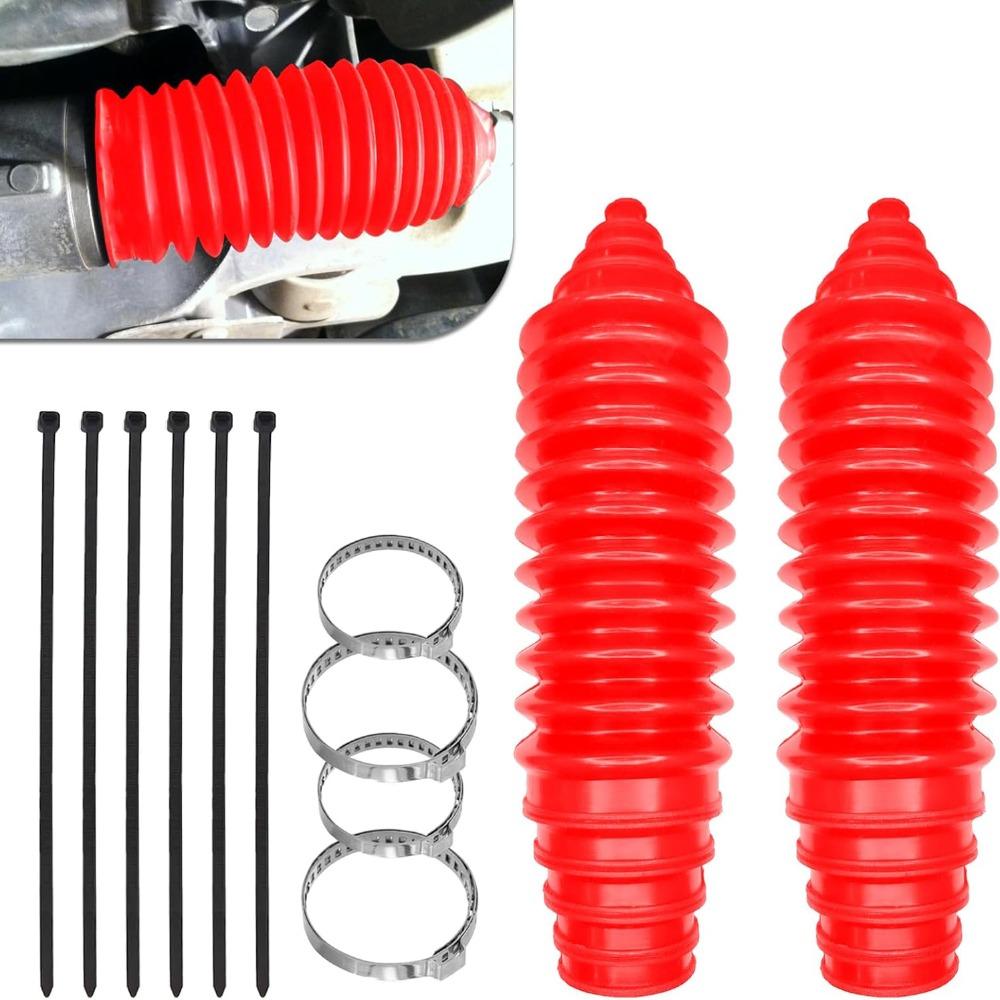 2pcs Dustproof Car Steering Boot Universal Steering Boot Gaiter Drive Shaft Boot Car Accessories