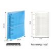 Mini M5 Transparent Notebook with Candy Color Loose-Leaf, Blank, Lined, Grid, and Vertical Pages