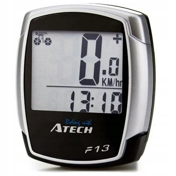 Ciclocomputer Atech Tu13 Cablato a 13 Funzioni