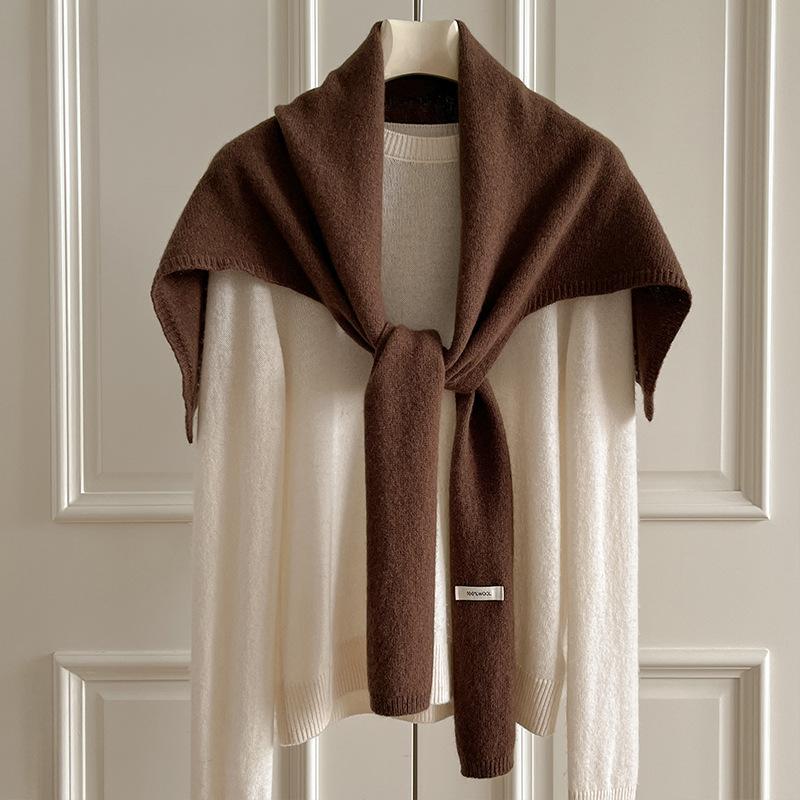 New Fashionable and Versatile Shawl  High End Women's Light Luxury Style Scarf Korean Style Instagram Outer Layer Warm Little Scarf