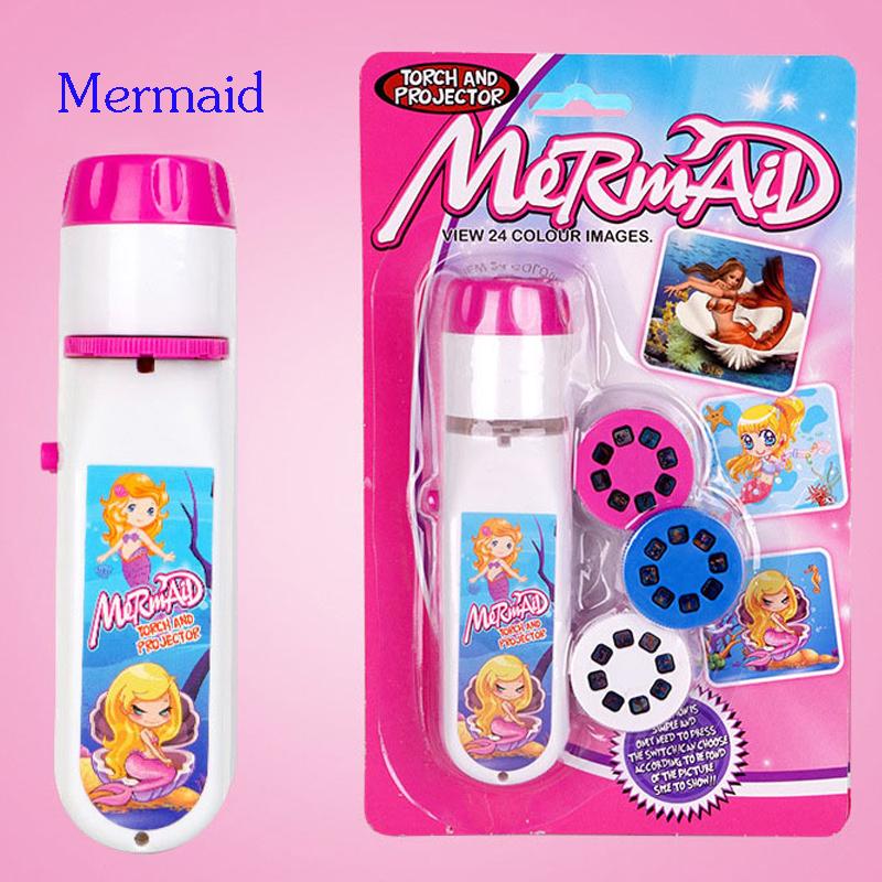 Projection Flashlight Children Projector Light Cute Cartoon Dinosaur Animal Space Night Photo Light Bedtime Learning Fun Toys