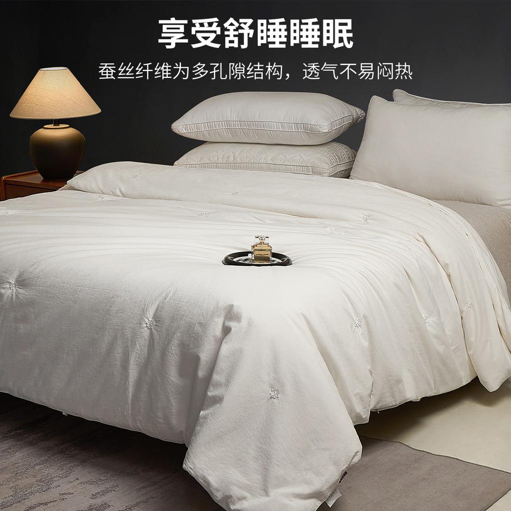 100% Cotton Non Dyeing Handmade Silkworm Long Thread Quilt Core