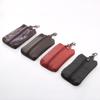 Genuine Leather Key Holder Wallet Men Keys Organizer Women Zipper Key Chain Case