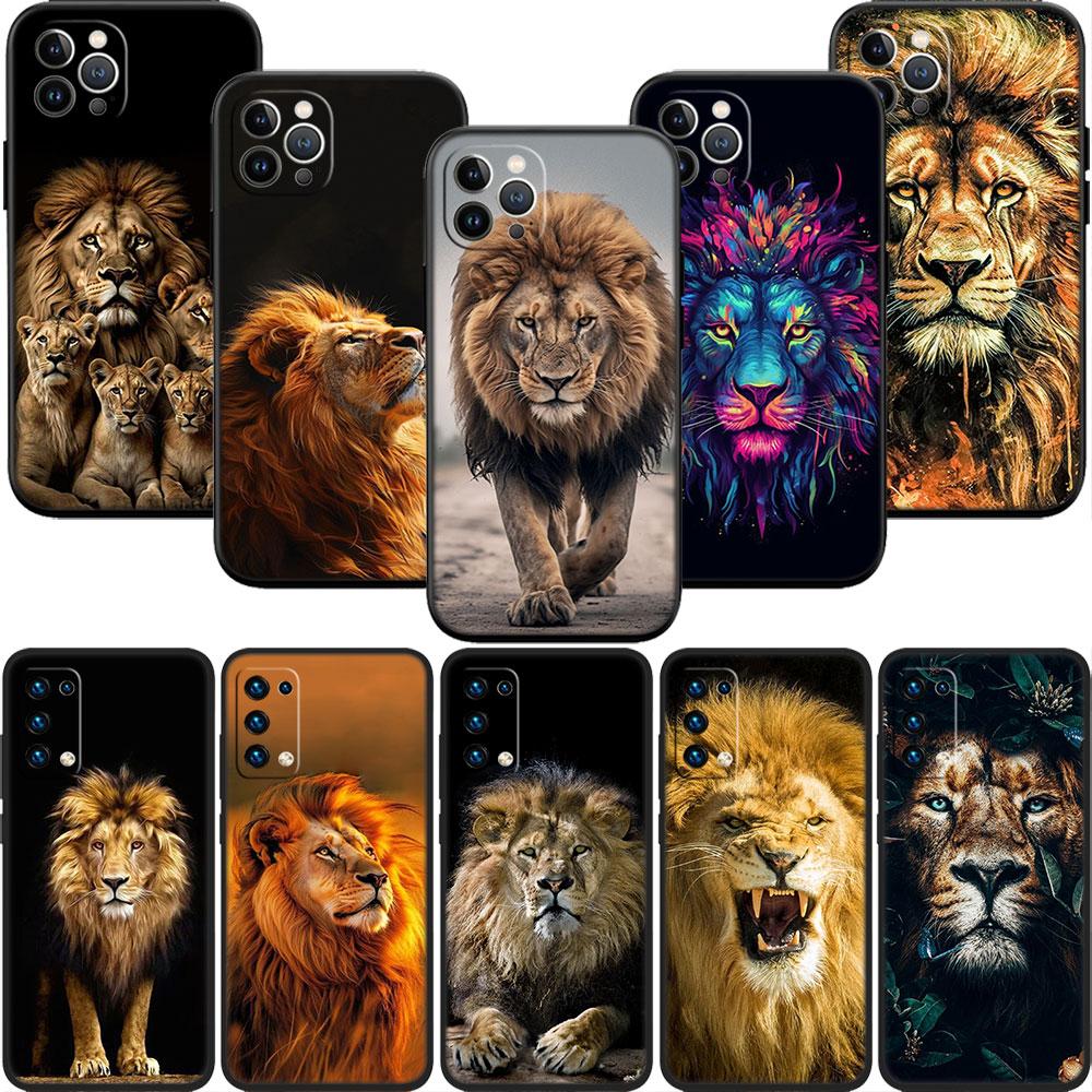HK4 Animal Lion Soft Shell Phone Case for Huawei Mate 20 P Smart+ P20 P30 Lite Pro Y5p Y6p Y6s Y7a Y8p Y8S Y9 Prime Y9A Y9S
