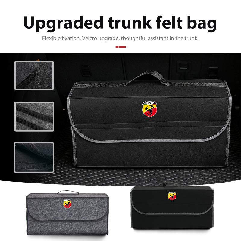 Car Storage Bag Foldable Travel Organizer Box Trunk Tool Case For Abarth FR 124spider FIAT 500 Albea Astra Tipo Sedici