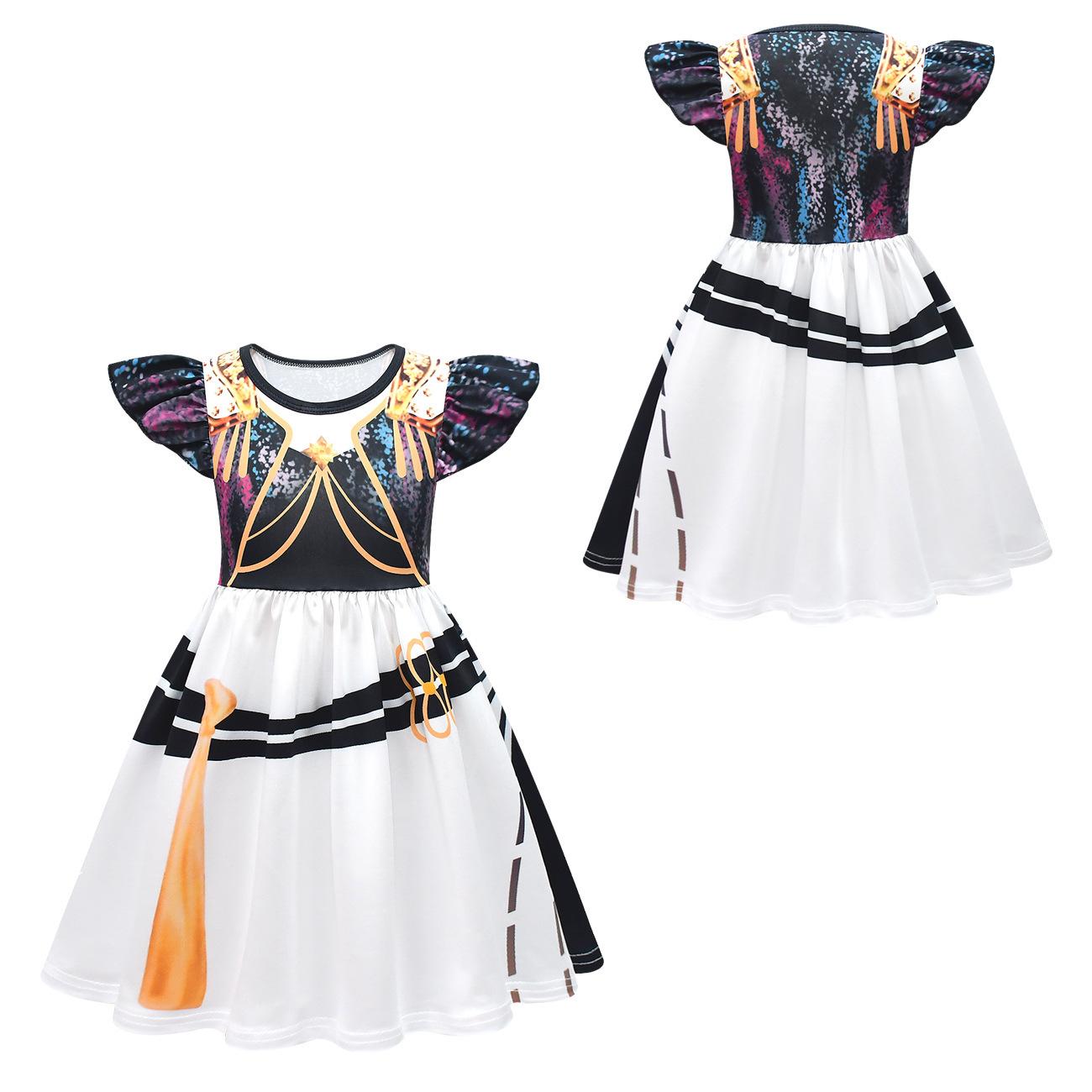Feifei sleeve skirt kpop witch hunter cosplay children s dress children s little girl princess dress 110