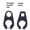 3pcs 1/2" and 3/8" Drive Wrench Tool Oxygen Socket 7/8" 22mm Oxygen Socket Set Socket