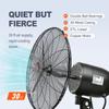 24" Oscillating Wall Mist Fan Metal 3 Speeds 115W