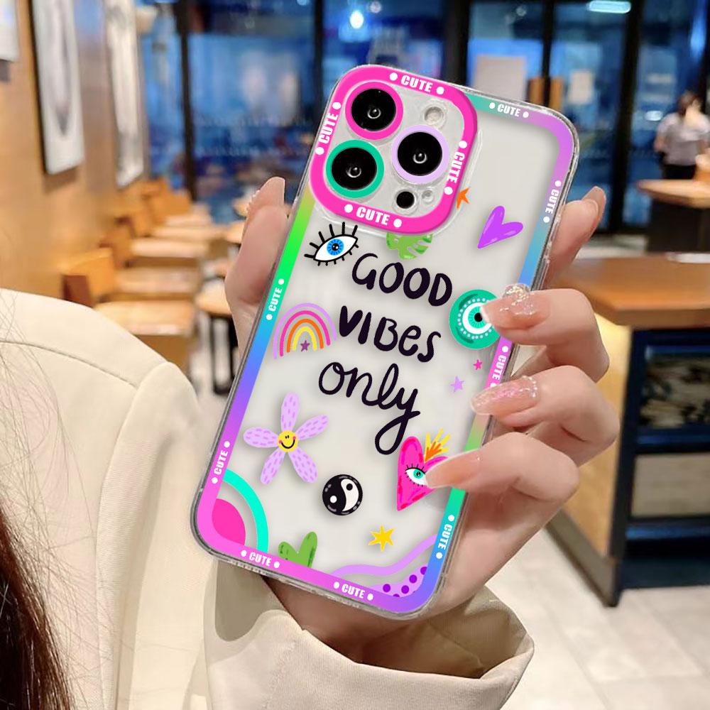 Lucky Eye Blue Evil Eye Phone Case For IPhone 17 16e 16 15 14 13 12 11 Air Pro Max X XR XSMax 7 8 Plus Clear Soft Back Cover