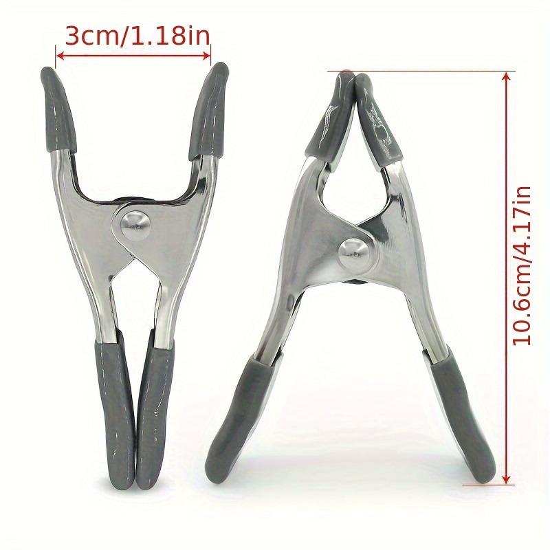 4pcs Heavy Duty DIY Work Clip Large Portable Home Metal Spring Clamp Universal 4 Inch Extra Strength Camping Max Jaw Opening