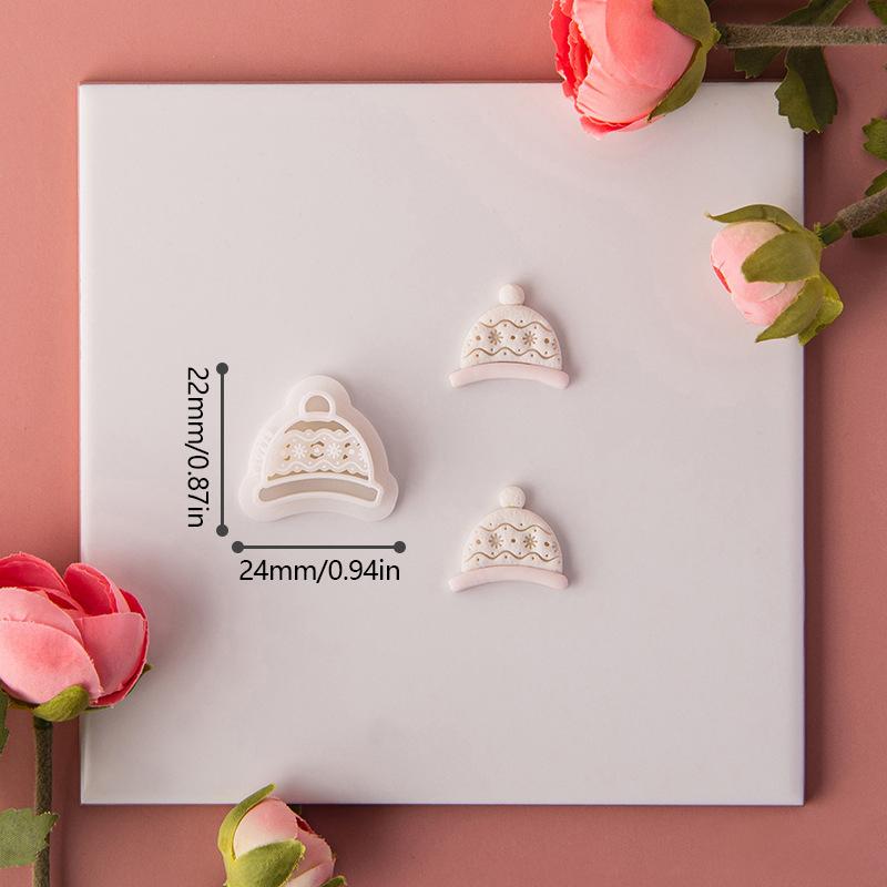 Embossing Tools Soft Pottery Earrings Clay Mold Bells Socks Crystal Ball  Cutting Mold